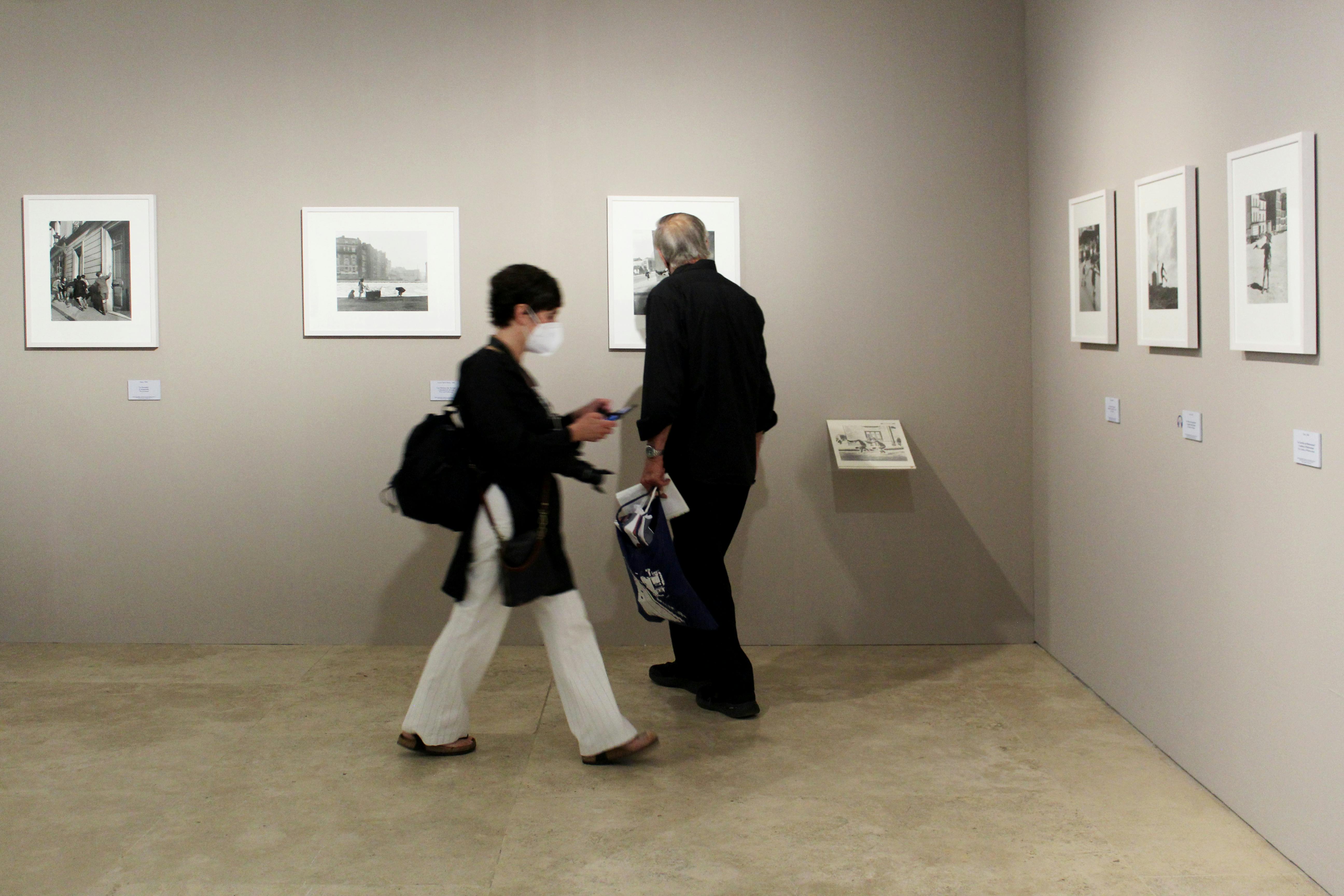 Roma, Museo dell'Ara Pacis. Mostra "Robert Doisneau", 2022. Percorso integrato audio-tattile.