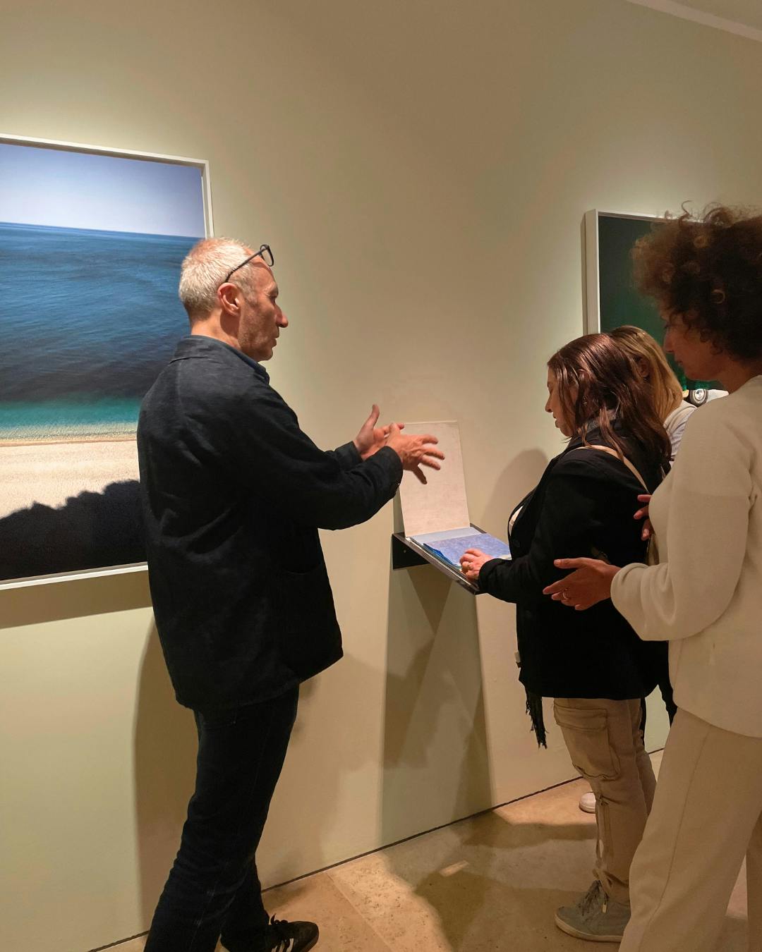 Roma, Museo dell’Ara Pacis. Mostra "Franco Fontana. Retrospective", 2024-2025. Progetto "Biblioteca astratta".