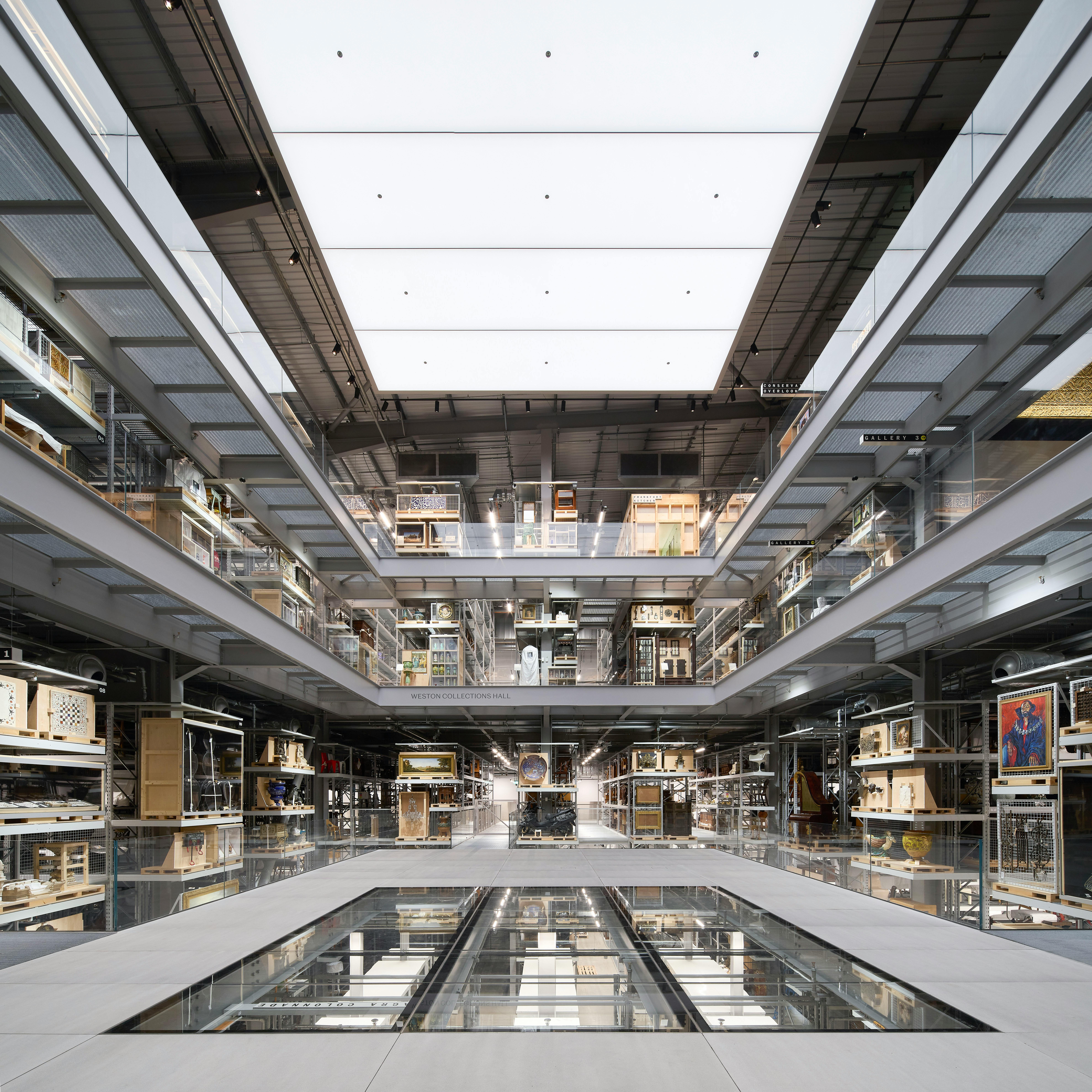 London, Victoria and Albert Museum, DS+R, V&A East Storehouse © Hufton+Crow. Courtesy Victoria and Albert Museum, London London, Victoria and Albert Museum, DS+R, V&A East Storehouse © Hufton+Crow. Courtesy Victoria and Albert Museum, London