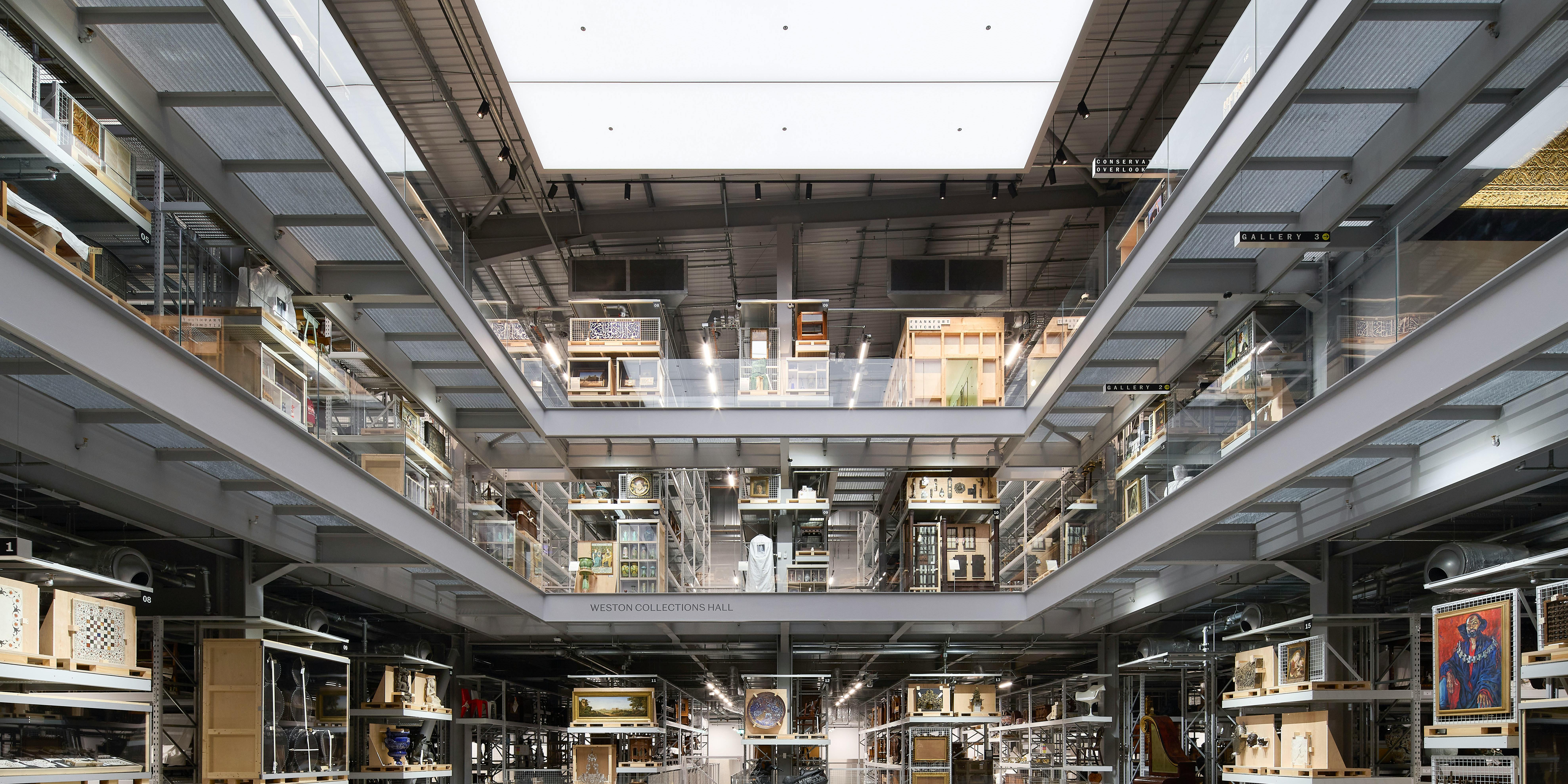 London, Victoria and Albert Museum, DS+R, V&A East Storehouse © Hufton+Crow. Courtesy Victoria and Albert Museum, London London, Victoria and Albert Museum, DS+R, V&A East Storehouse © Hufton+Crow. Courtesy Victoria and Albert Museum, London