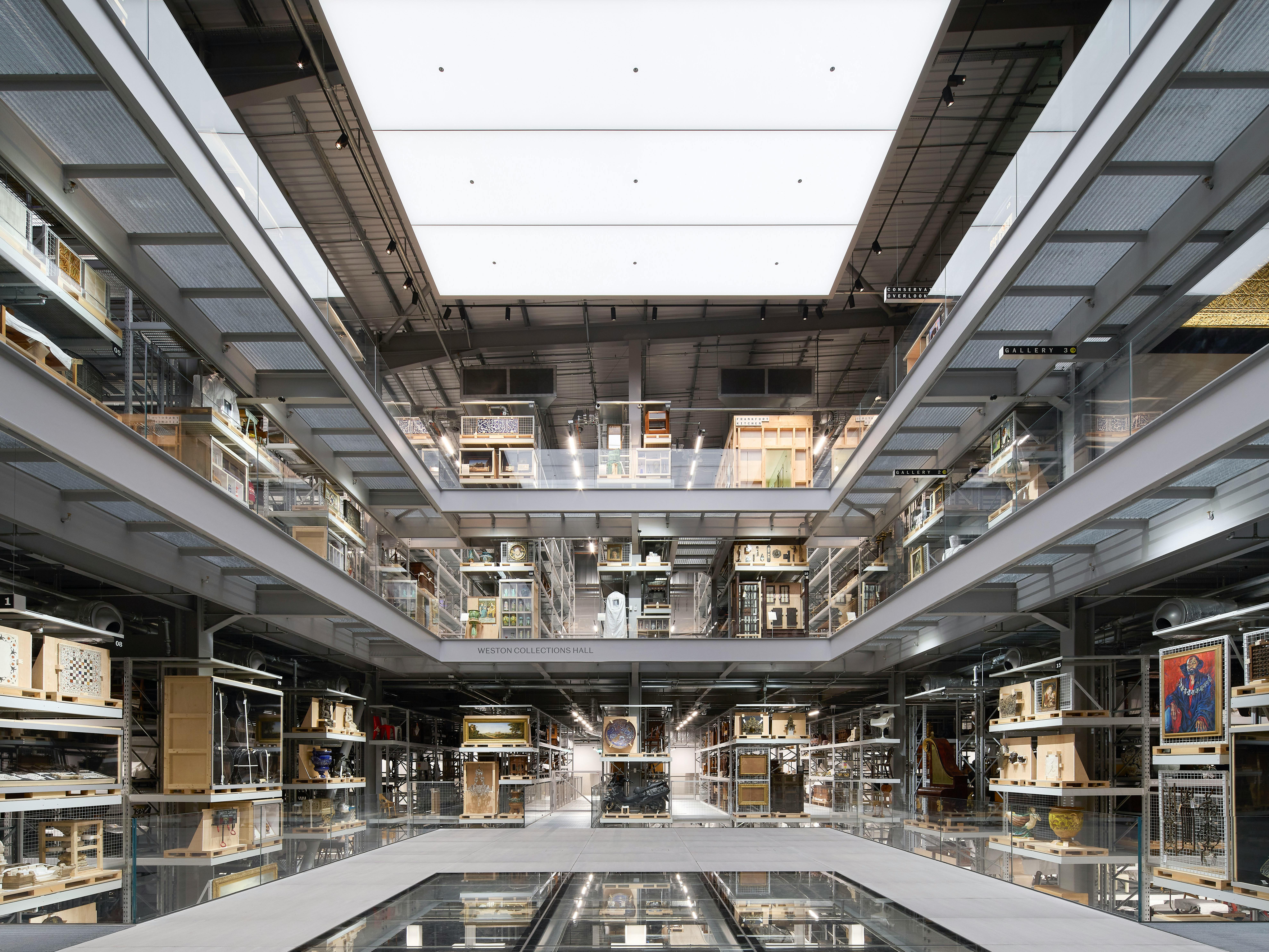 London, Victoria and Albert Museum, DS+R, V&A East Storehouse © Hufton+Crow. Courtesy Victoria and Albert Museum, London London, Victoria and Albert Museum, DS+R, V&A East Storehouse © Hufton+Crow. Courtesy Victoria and Albert Museum, London