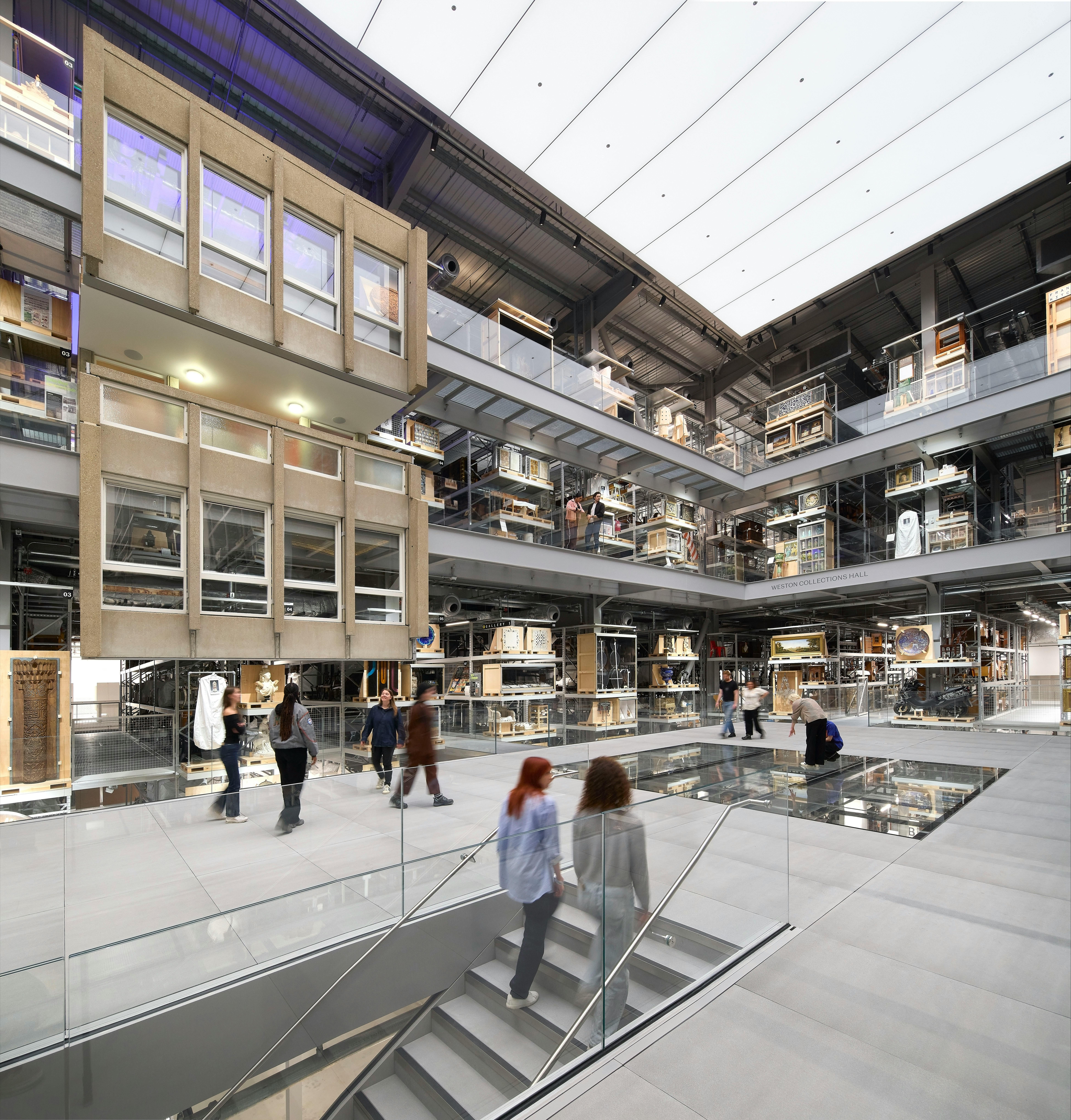 London, Victoria and Albert Museum, DS+R, V&A East Storehouse © Hufton+Crow. Courtesy Victoria and Albert Museum, London