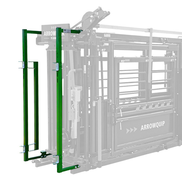 Cattle chute lug posts for attaching chute to corral panels or sorting alleys