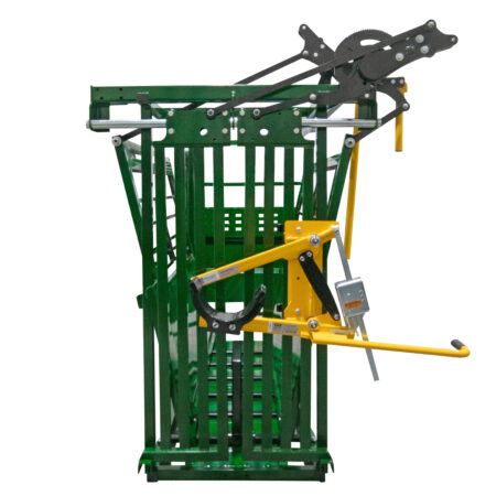 Easylock 33 cattle working chute with head hold front view