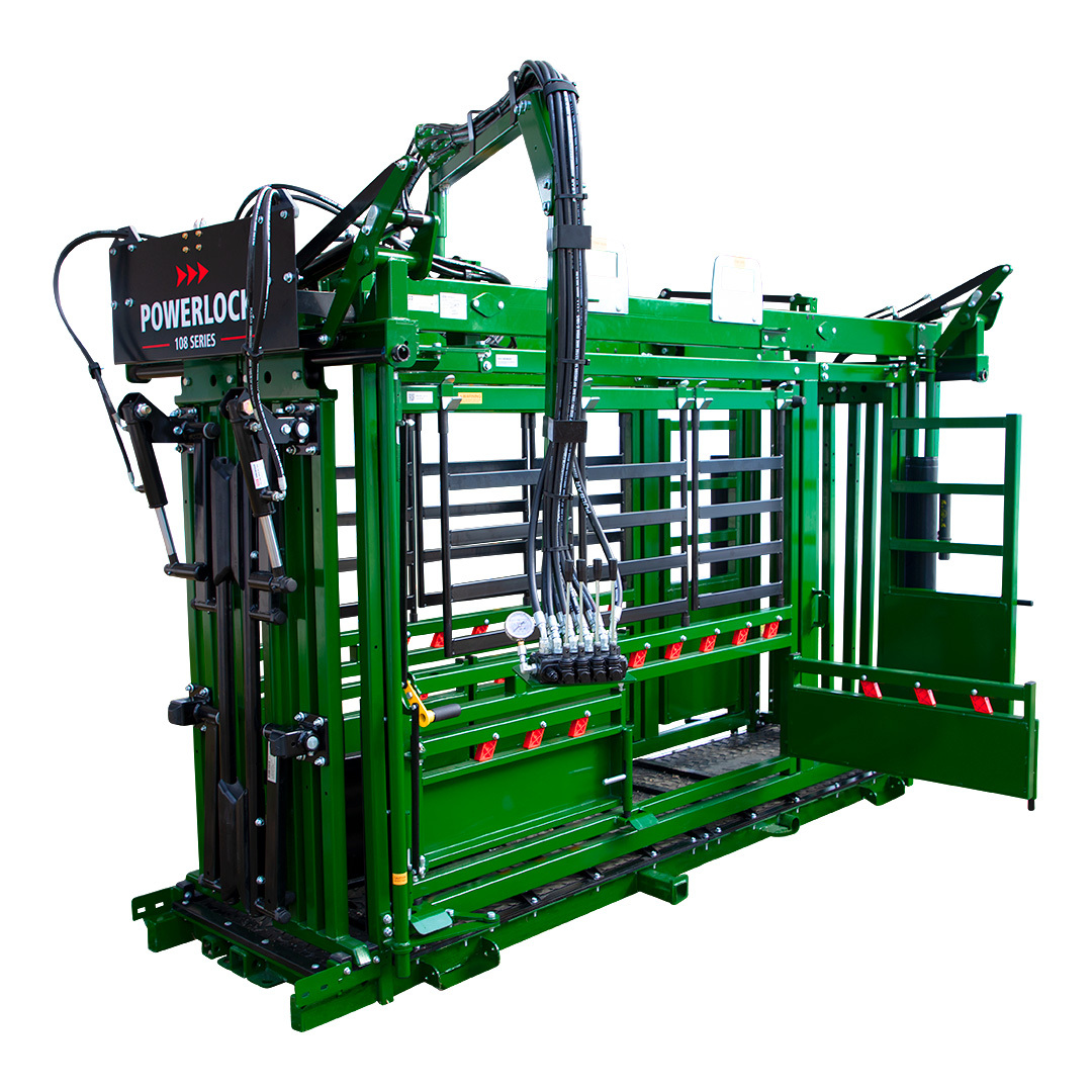Powerlock 108 with side door and palpation cage door open