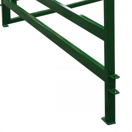 Semi Permanent Cattle Corral Panel Foot Close Up