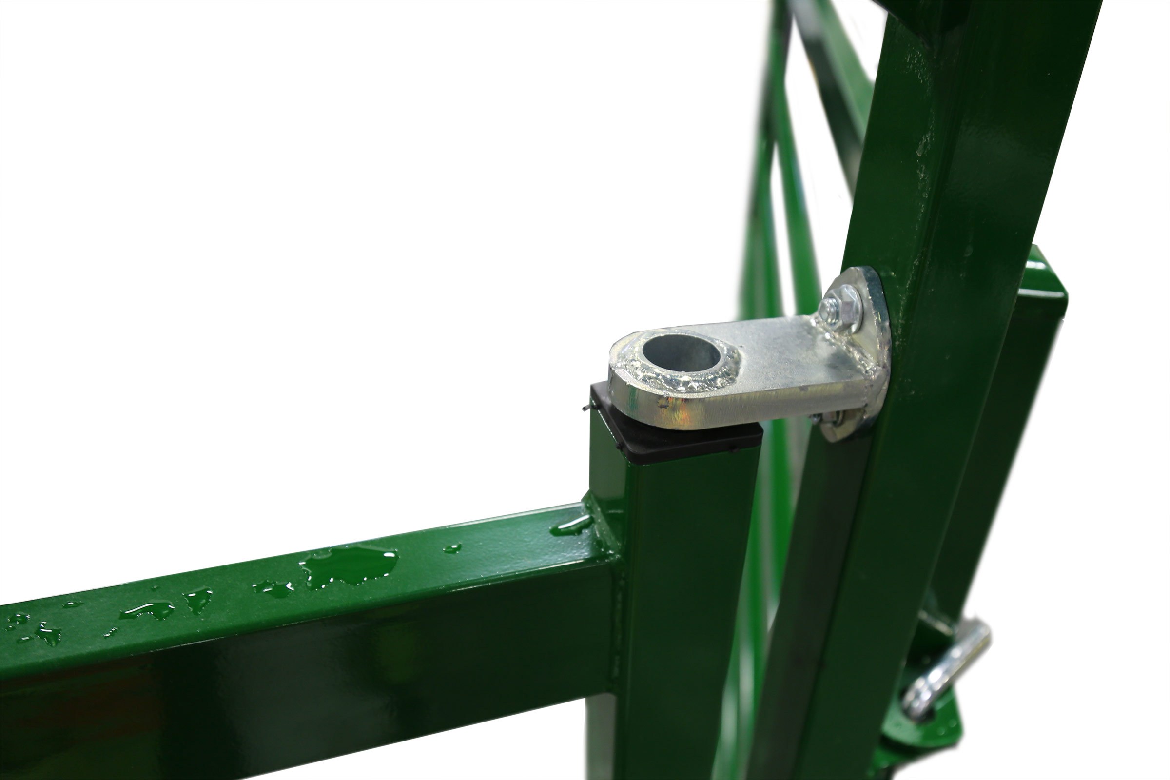 Cattle Bow Gate Hinges Close-Up
