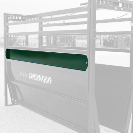 Removable cattle alley panels on Arrowquip Easy Flow Elite Adjustable Cattle Alley