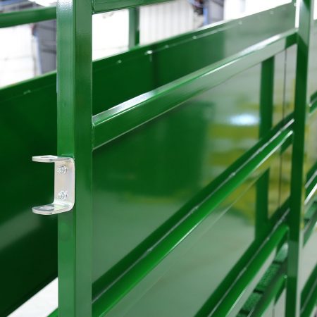 Loading Chute Powder Coated Panel Close Up