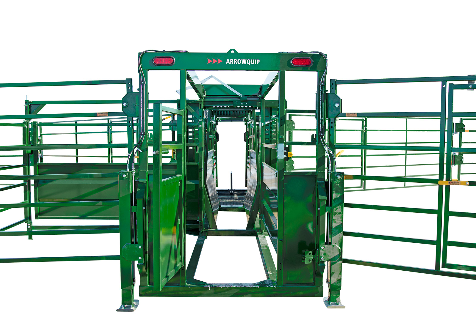 Heeler 75C Manual Portable Corral Chute and Alley Easy Flow Adjustable Alley rear view