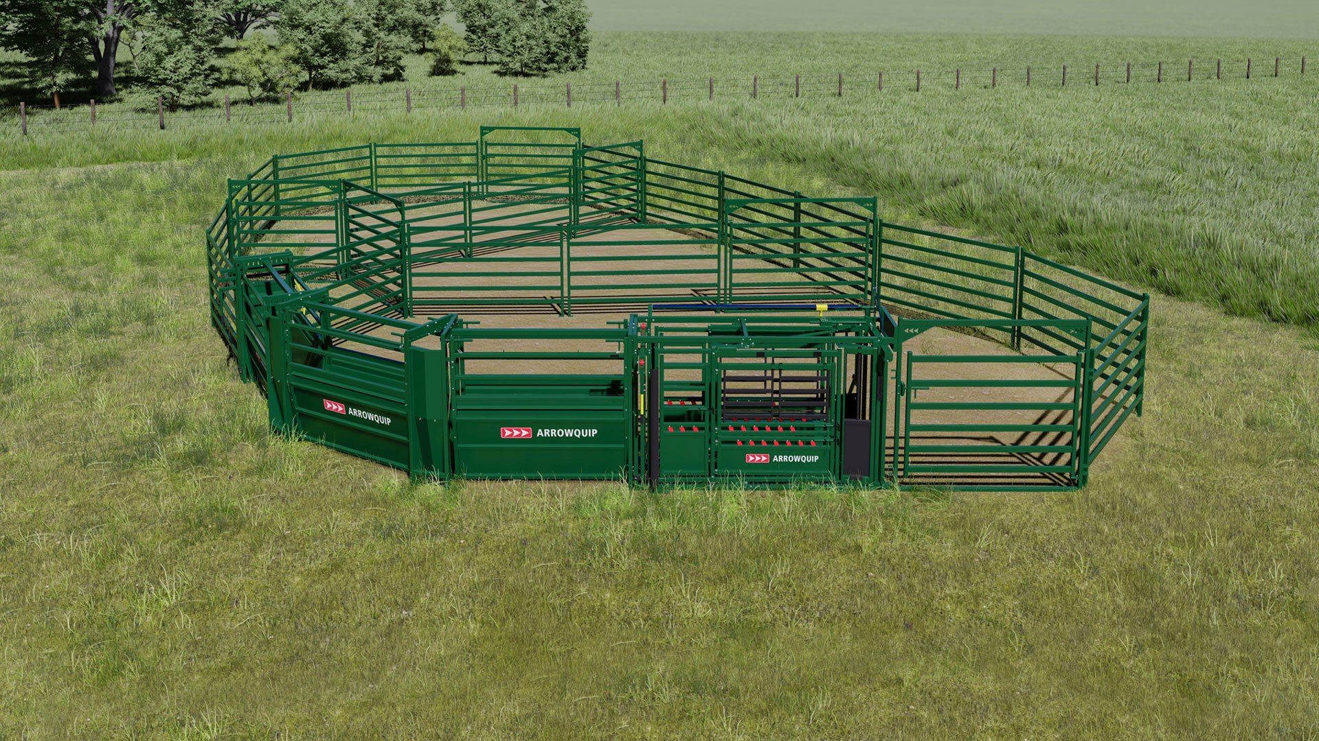 55-Head Arrowquip system rendering