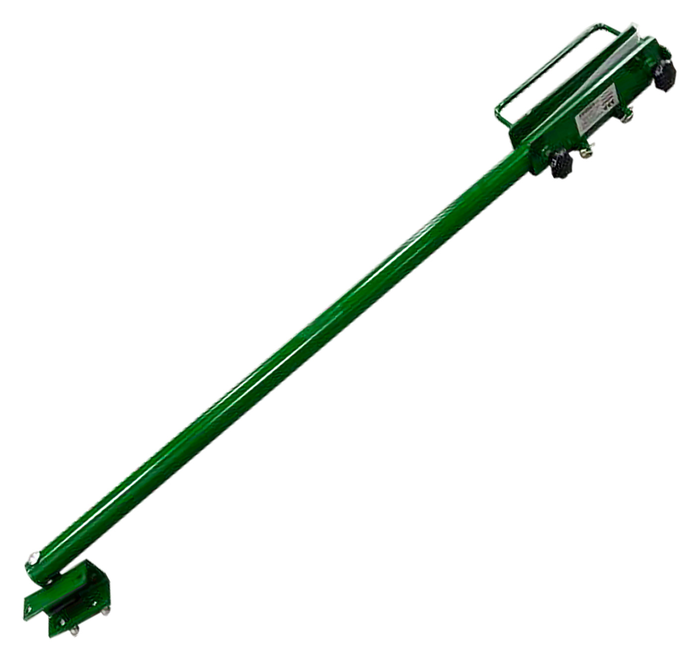 Calf Restrainer Bar to secure young or active cattle in cattle chute