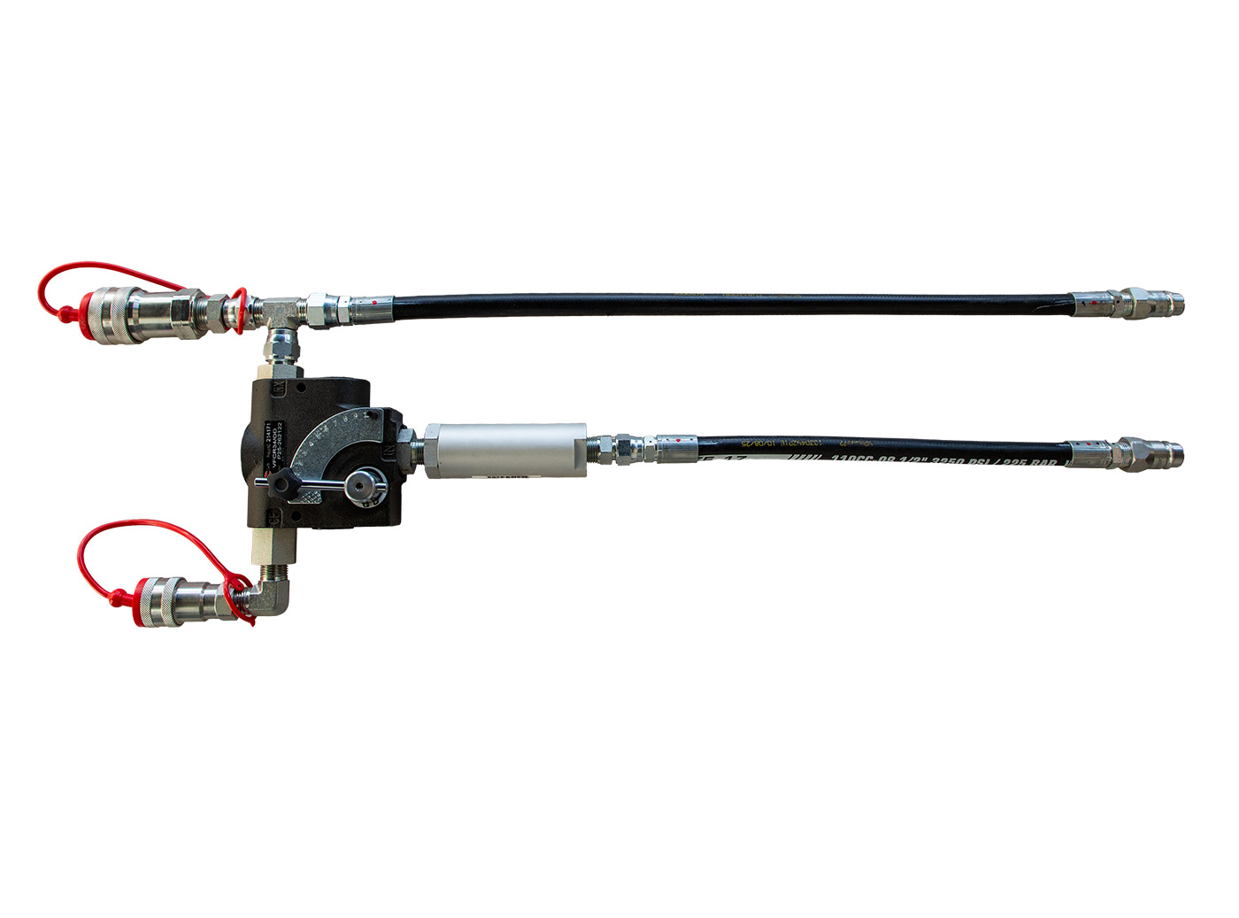 Tractor hookup power for hydraulic cattle chute