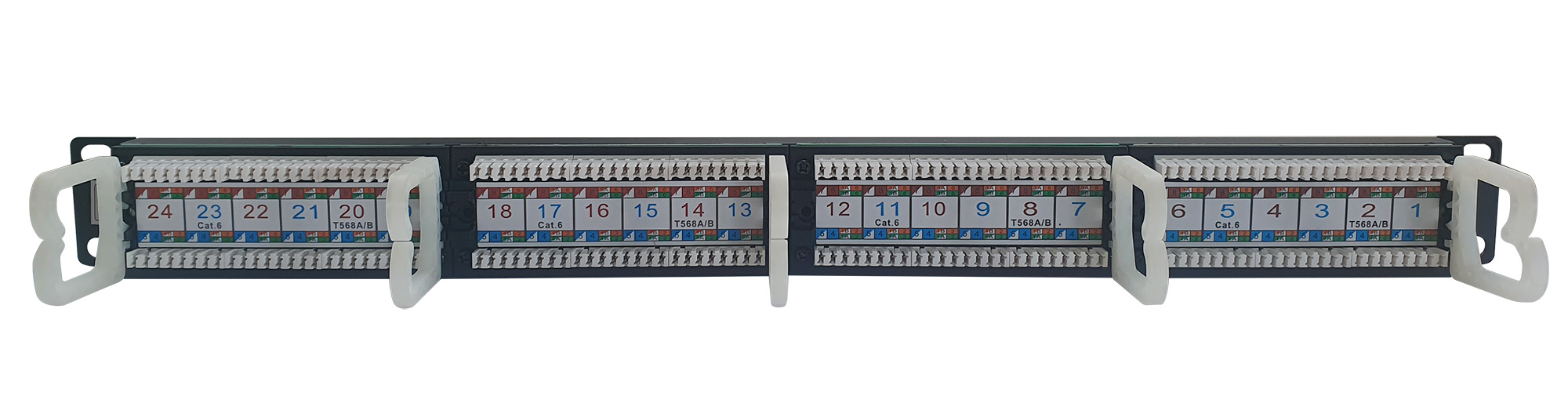 Patch Panel Ru Fixation Patch Panel, Pannelli Patch per cablaggio strutturato di armadi rack 19