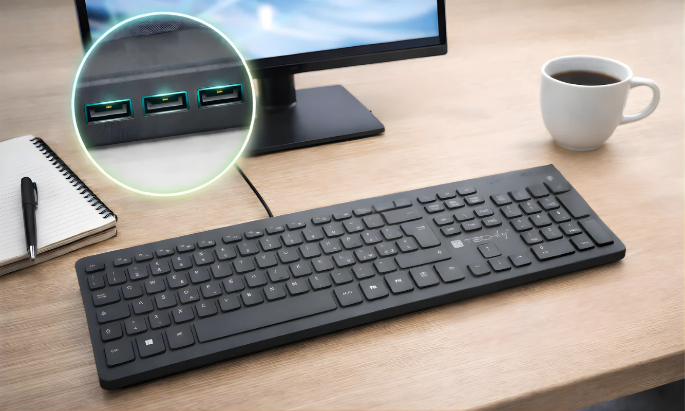VBESTLIFE Tastiera con touchpad Bluetooth con custodia, 100 ore di lavoro con custodia protettiva per tablet PC da 7/8 pollici, per Android/iOS