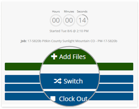 Switch Jobs and Tasks in Seconds With Employee Web Punch Clock Switch Jobs and Tasks in Seconds With Employee Web Punch Clock