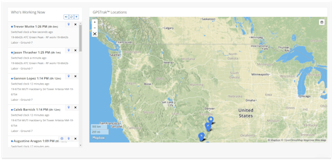 Who's Working Now? See Everyone Who's Clocked In on an Easy to Read Map Who's Working Now? See Everyone Who's Clocked In on an Easy to Read Map