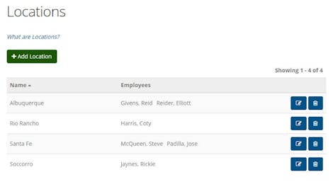 Timesheet App for Multiple Departments & Locations Timesheet App for Multiple Departments & Locations