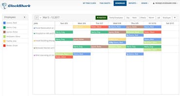 Employee Scheduling With Mobile Time Tracking for Construction and Field Service
