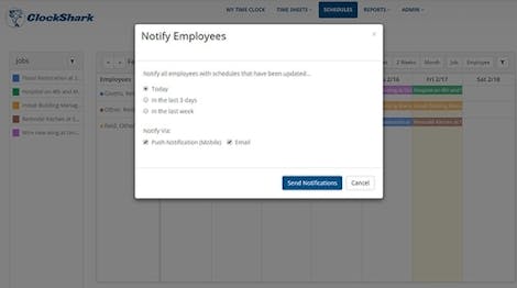 Employee Scheduling and Notification With Virtual Time Clock Employee Scheduling and Notification With Virtual Time Clock