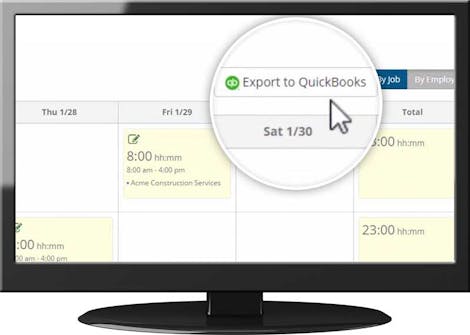 quickbooks time clock