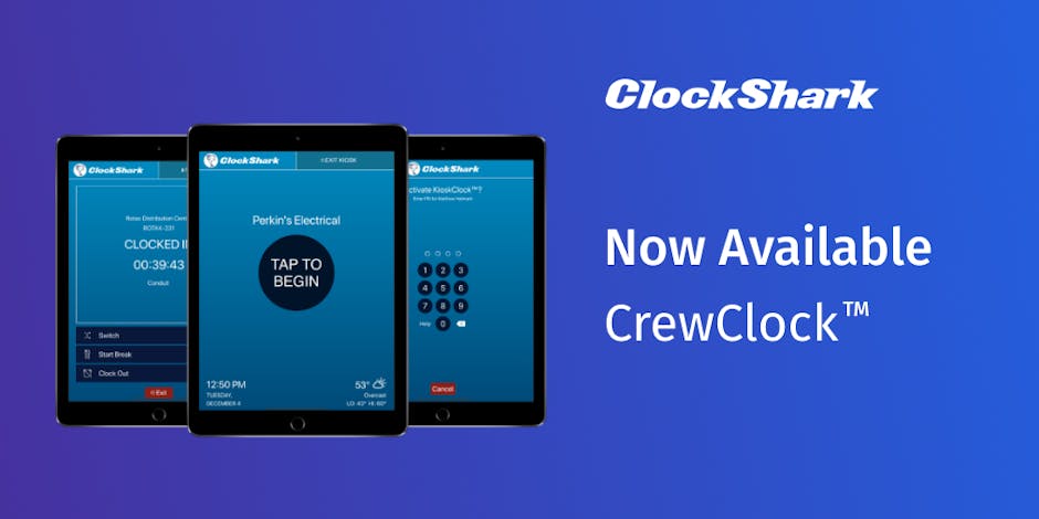 ClockShark's CrewClock™ Feature is Live!