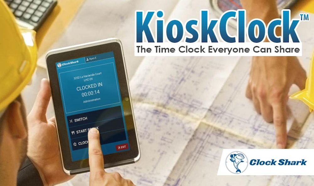 Introducing KioskClock™ The Construction Time Clock Everyone Can Share
