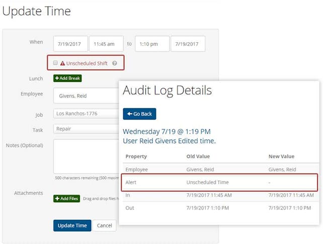 ClockShark Feature ClockShark Feature