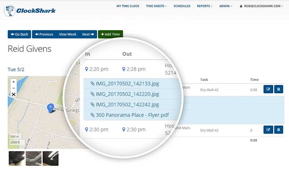 ClockShark Feature ClockShark Feature
