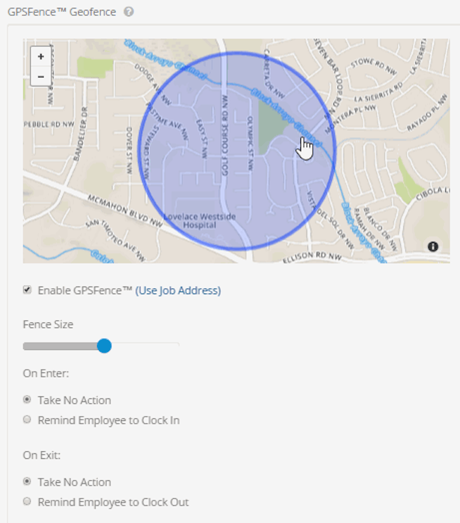 Geofence Time Tracking