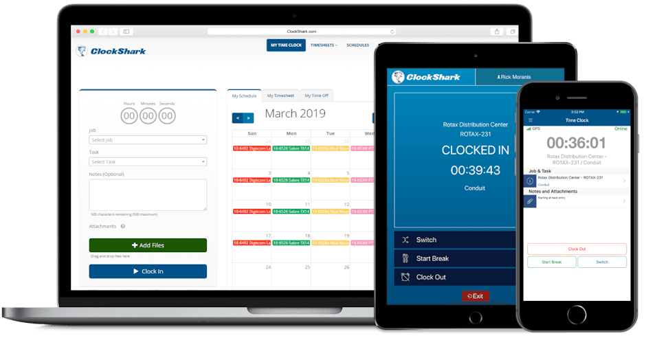 ClockShark’s Employee Time Clock