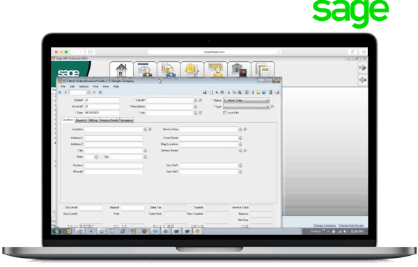 Sage Time Tracking Integration Sage Time Tracking Integration