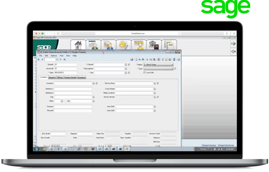 Sage Time Tracking Integration Sage Time Tracking Integration