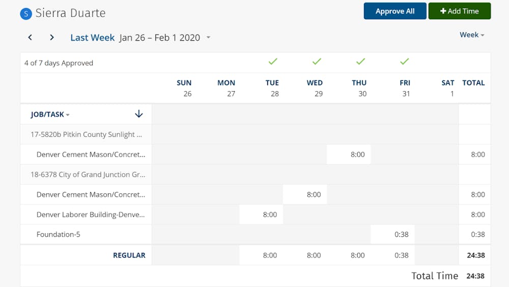 ClockShark Feature - Timesheet Approvals