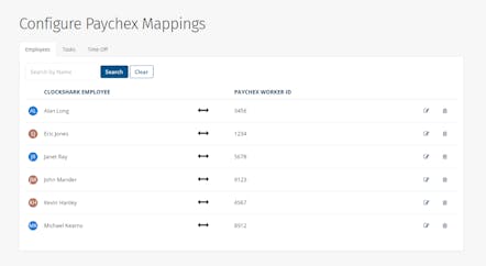 Paychex Integration Paychex Integration