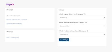 ClockShark and MYOB Integration ClockShark and MYOB Integration
