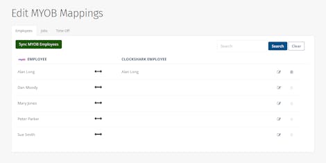 ClockShark and MYOB Integration ClockShark and MYOB Integration