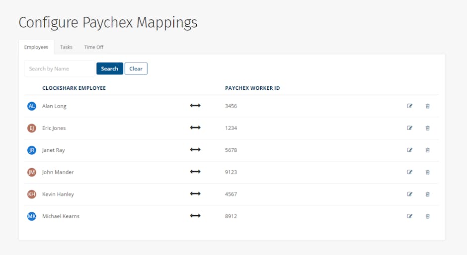 ClockShark’s Paychex integration 