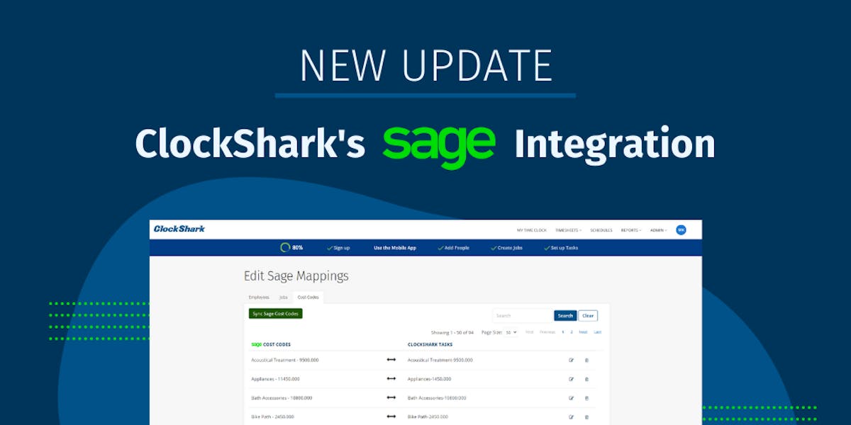 ClockShark and Sage Integration