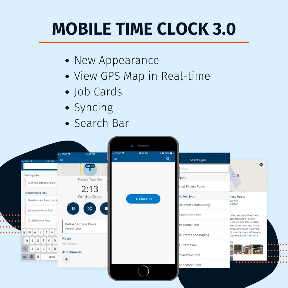 ClockShark Feature: New Mobile Time Clock 3.0 Is Here ClockShark Feature: New Mobile Time Clock 3.0 Is Here
