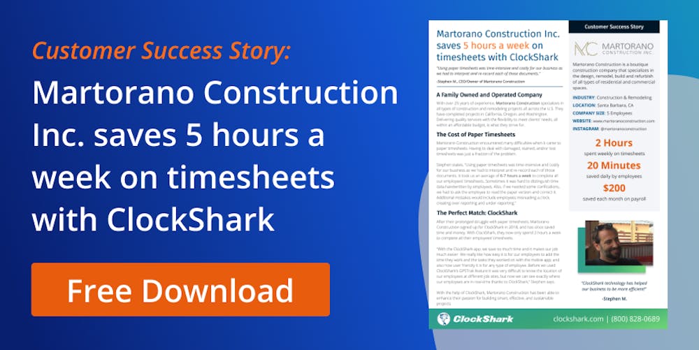 How companies save payroll time with ClockShark