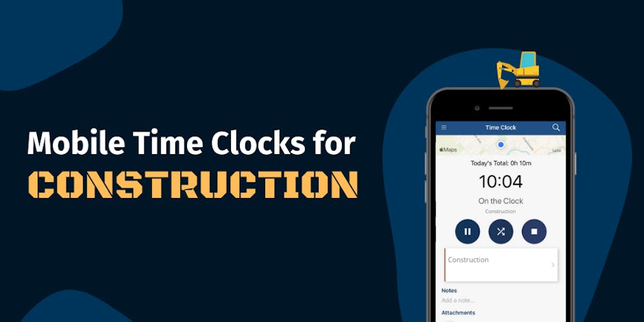 Mobile Time Clocks for Construction