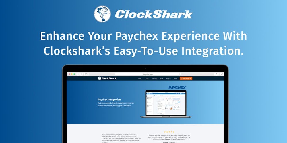 Paychex Time Tracking Integration ClockShark