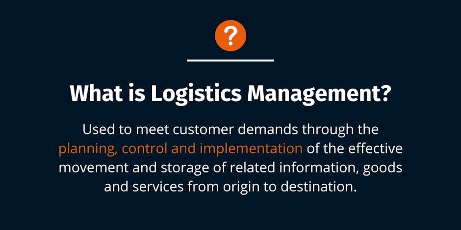 What Is Logistics Management