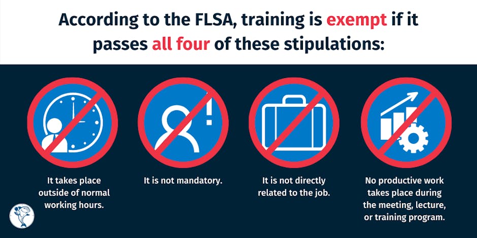 Fair Labor Standards Act (FLSA) training exemption