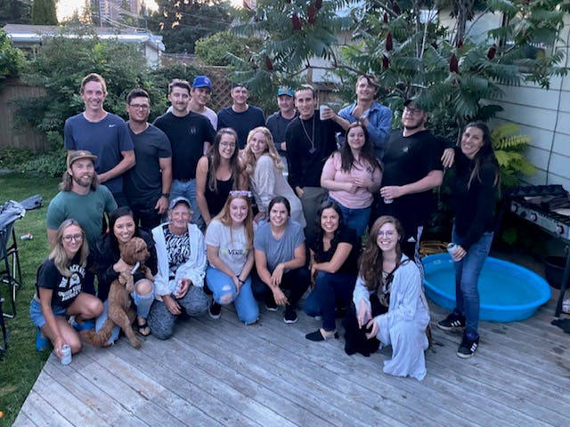 The Pro Co painting team The Pro Co painting team