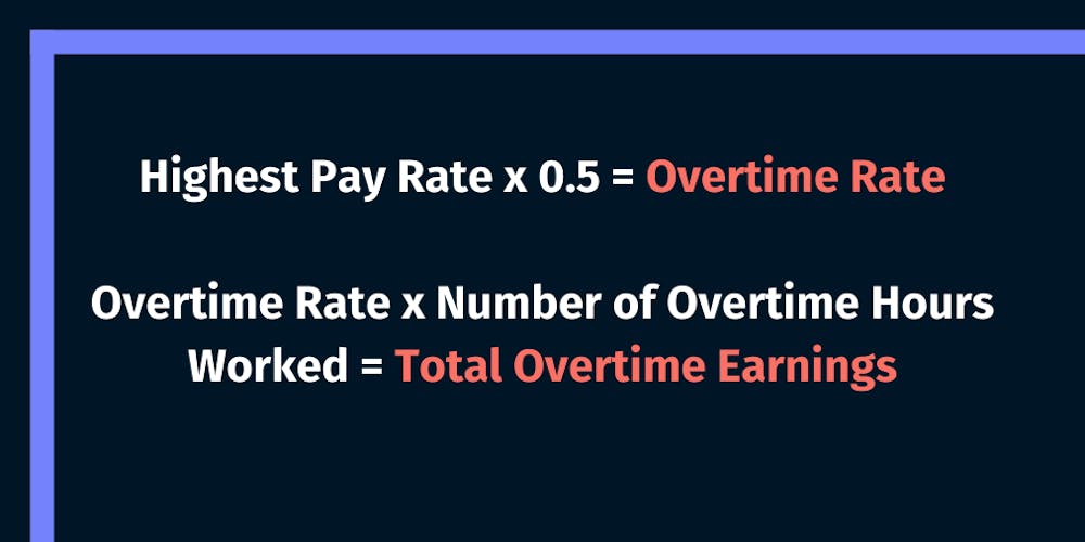 Use the highest rate of pay to calculate overtime