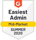 G2 Badge - Easiest Admin G2 Badge - Easiest Admin
