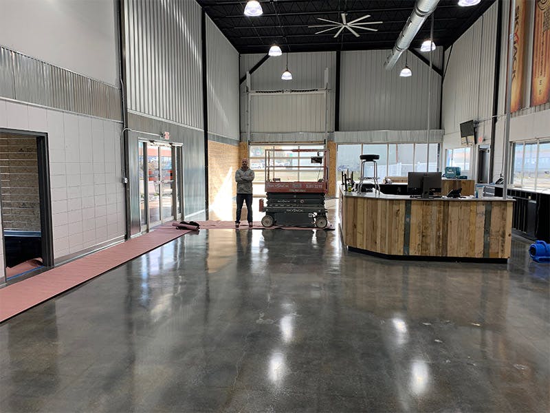 Clean Right Solutions LLC staff and floors Clean Right Solutions LLC staff and equipment leaves commercial businesses floors and windows spotless.