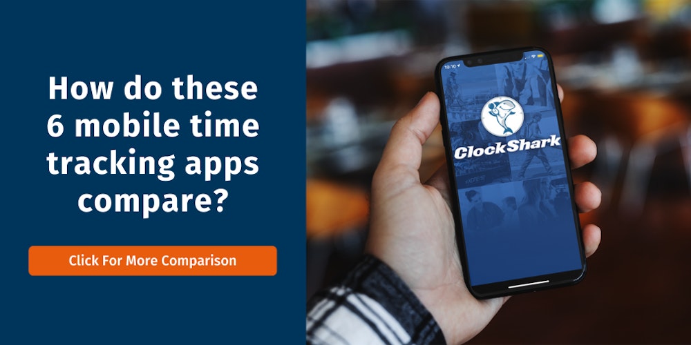 Mobile Time Tracking Apps Comparison Mobile Time Tracking Apps Comparison